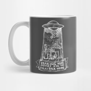 Subterranean Homesick Alien - Radiohead Illustrated lyrics - Inverted. Mug